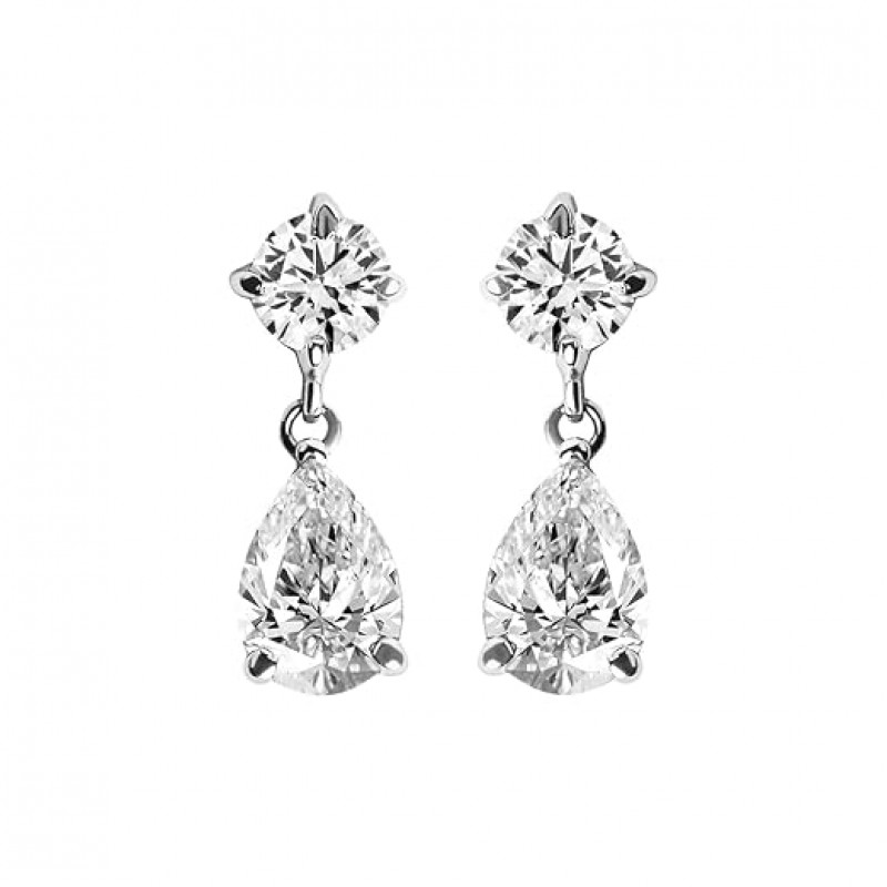 Sterling Silver Drop Earrings Gift for Women and Girls Daily Wear