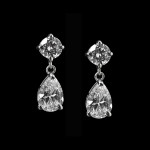 Silver Classic Shiny Drop Earrings