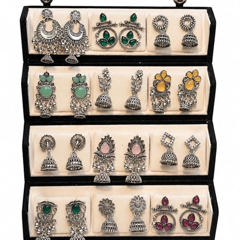 Earrings for women Combo chandbali pear