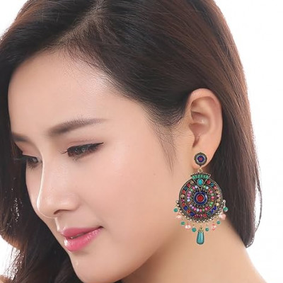 Silver Rose Gold 18k gold Plated Zircon Hoop Earrings Semi Hoops
