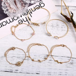 Silver Infinity Evil Eye Bracelet