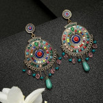Silver Rose Gold 18k gold Plated Zircon Hoop Earrings Semi Hoops